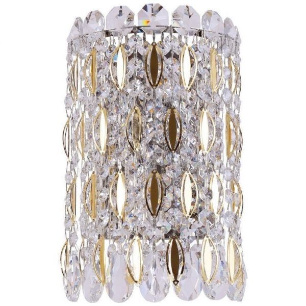 Настенный светильник Crystal Lux Lirica AP2 Chrome/Gold-Transparent Lirica