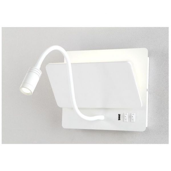 Бра Crystal Lux CLT 226W250USB WH