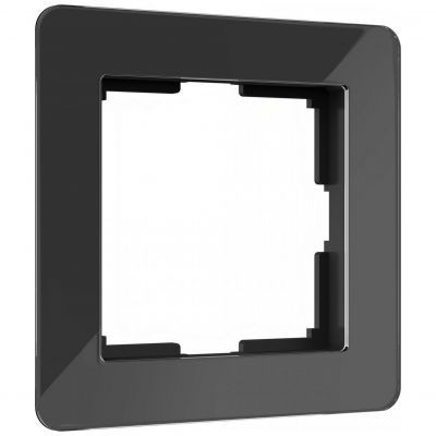 Рамка на 1 пост Acrylic черный Werkel W0012708