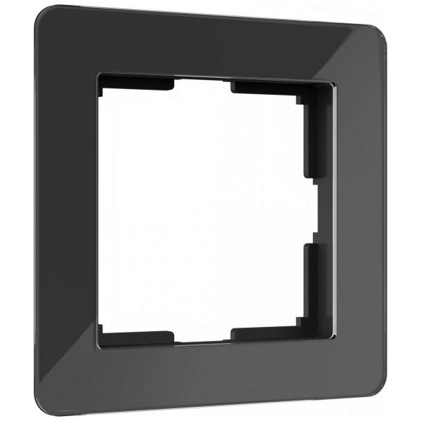 Рамка на 1 пост Acrylic черный Werkel W0012708