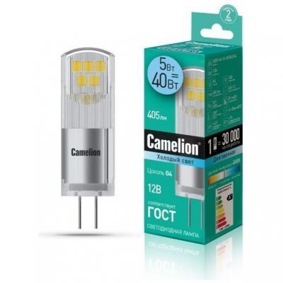 Светодиодная лампа Camelion LED5-G4-JC-NF/845/G4