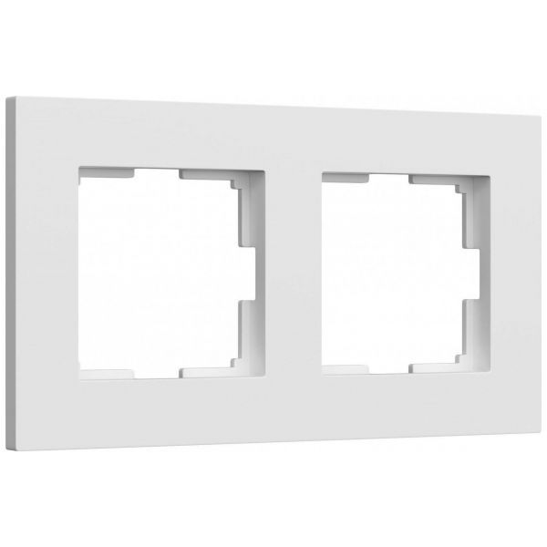 Рамка на 2 поста Slab (белый матовый) W0022961 Werkel