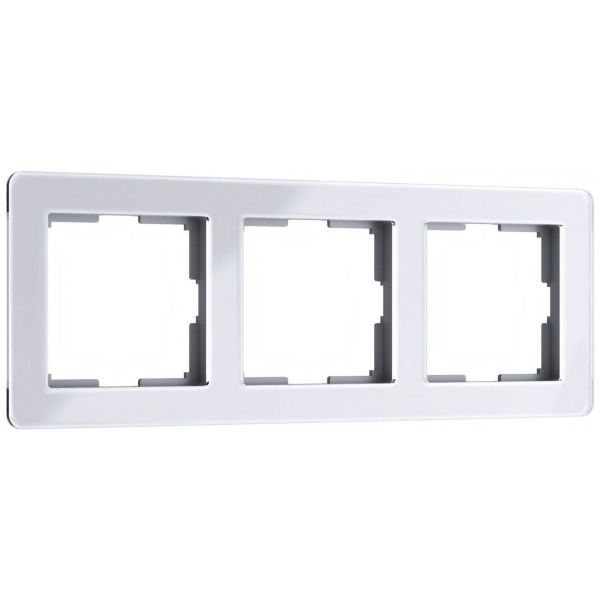 Рамка на 3 поста Acrylic белый Werkel W0032701