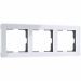 Рамка на 3 поста Acrylic белый Werkel W0032701