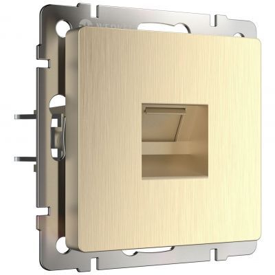 Розетка компьютерная Werkel RJ-45 W1181010 шампань рифленый (WL10-RJ-45)