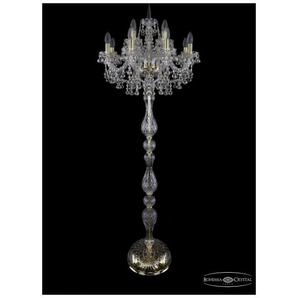 Торшер Bohemia Ivele Crystal 1409T1/8+4/195-165/G