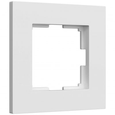 Рамка на 1 пост Slab (белый матовый) W0012961 Werkel