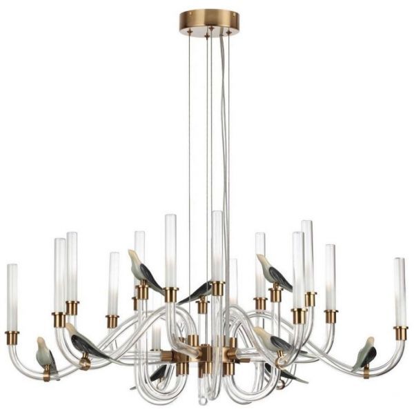 Подвесная светодиодная люстра Odeon Light L-Vision Lark 5431/37L