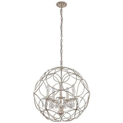Светильник подвесной Crystal Lux ARIA SP5 SILVER