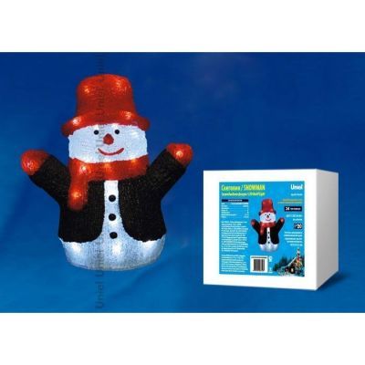 Фигура для помещений Uniel ULD-M2730-024/STA WHITE IP20 SNOWMAN
