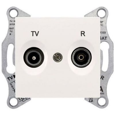 Розетка TV/R оконечная Schneider Electric Sedna Бежевый 1dB