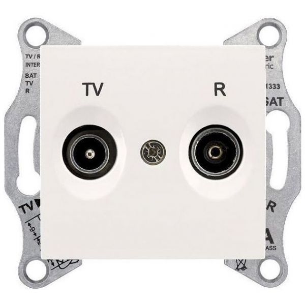 Розетка TV/R оконечная Schneider Electric Sedna Бежевый 1dB