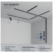 Flat Magnetic Шинопровод накладной (2м) чёрный Elektrostandard