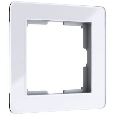 Рамка на 1 пост Acrylic белый Werkel W0012701