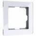 Рамка на 1 пост Acrylic белый Werkel W0012701